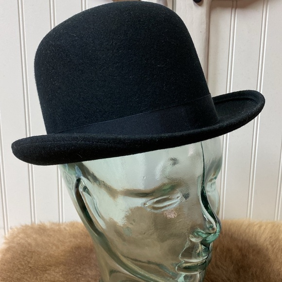 Shannon Phillips Black Wool Derby Hat M - Picture 2 of 11